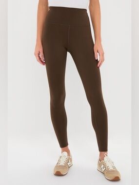 TNuck Sport Chocolate Brown High-Rise Compression Spandex Mackenzie Leggings Sm